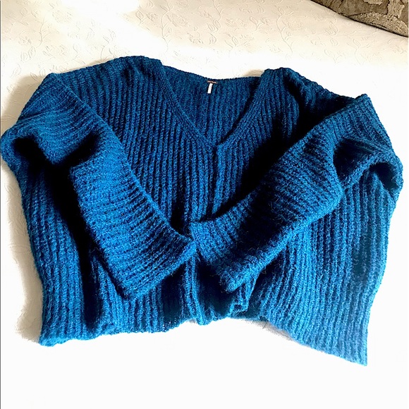 Free People Lagoon Moonbeam Sweater, Sm - Picture 2 of 6